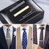 Roctee 3 Pack Skinny Tie Bar Clip Set, Suit Tie Clips for Men, Tie Necktie Clasp Pinch Clip on Tie, Suitable for Business Metting Wedding Annivers...
